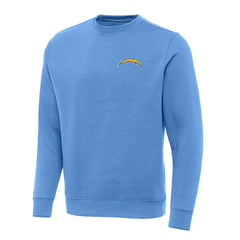 Los Angeles Chargers Antigua Victory Pullover Sweatshirt Powder Blue