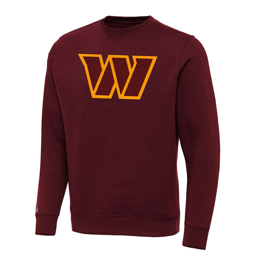 Washington Commanders Antigua Victory Pullover Sweatshirt Burgundy