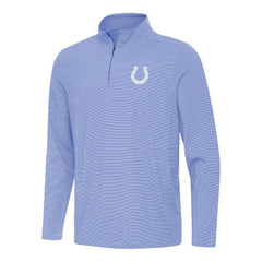 Indianapolis Colts Antigua Twine Quarter-Zip Jacket Royal/White