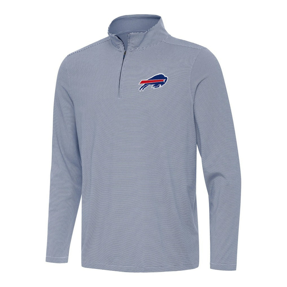 Buffalo Bills Antigua Twine Quarter-Zip Jacket Navy/White
