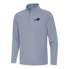 Buffalo Bills Antigua Twine Quarter-Zip Jacket Navy/White