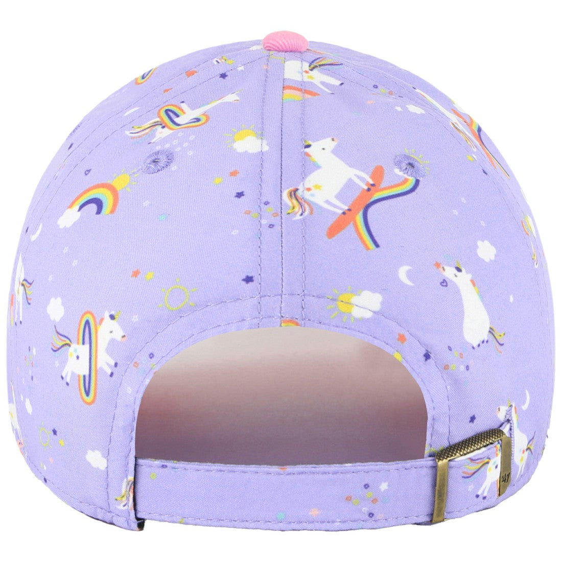 47 brand New York Jets '47 Girls Preschool Unicorn Clean Up Adjustable Hat Lavender