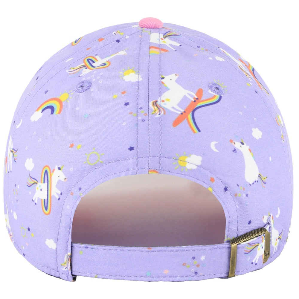 47 brand Washington Commanders '47 Girls Preschool Unicorn Clean Up Adjustable Hat Lavender