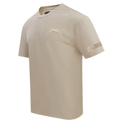 Los Angeles Chargers Pro Standard Drop Shoulder T-Shirt Tan