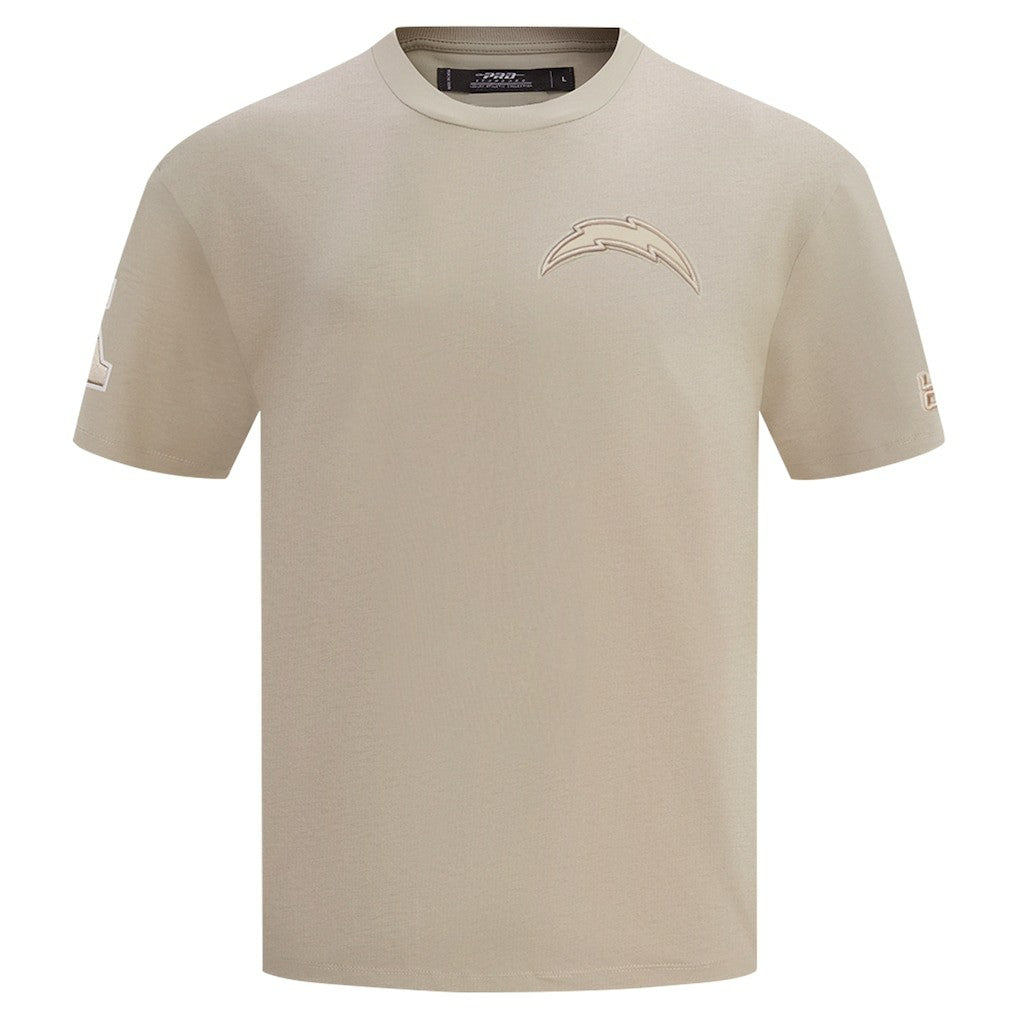 Los Angeles Chargers Pro Standard Drop Shoulder T-Shirt Tan