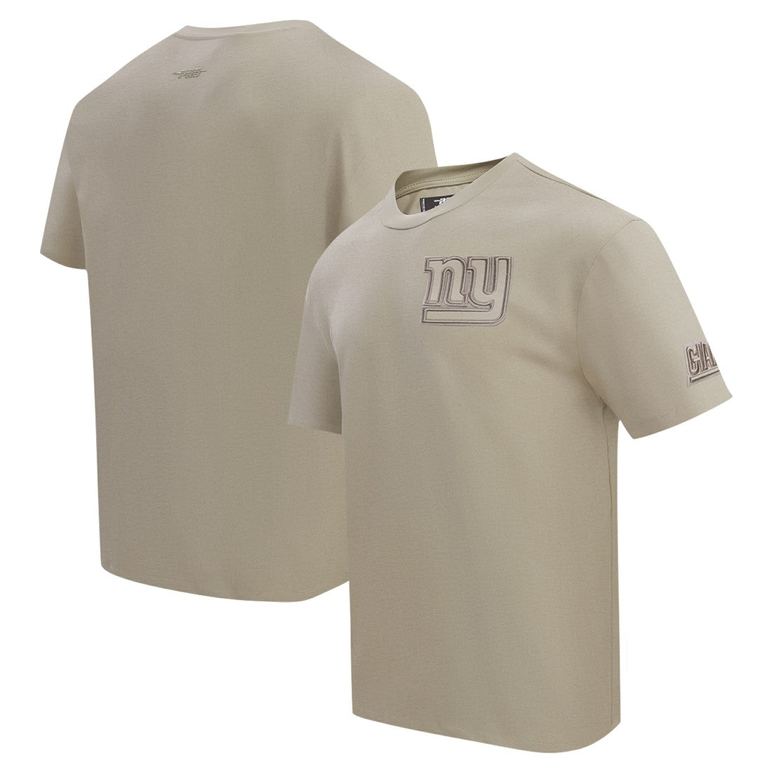 New York Giants Pro Standard Drop Shoulder T-Shirt Tan
