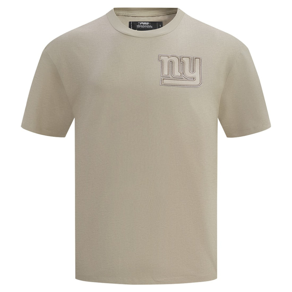 New York Giants Pro Standard Drop Shoulder T-Shirt Tan