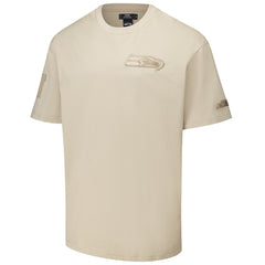 Seattle Seahawks Pro Standard Drop Shoulder T-Shirt Tan