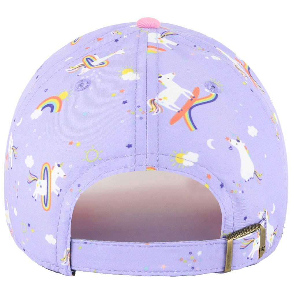 47 brand Los Angeles Rams '47 Girls Preschool Unicorn Clean Up Adjustable Hat Lavender