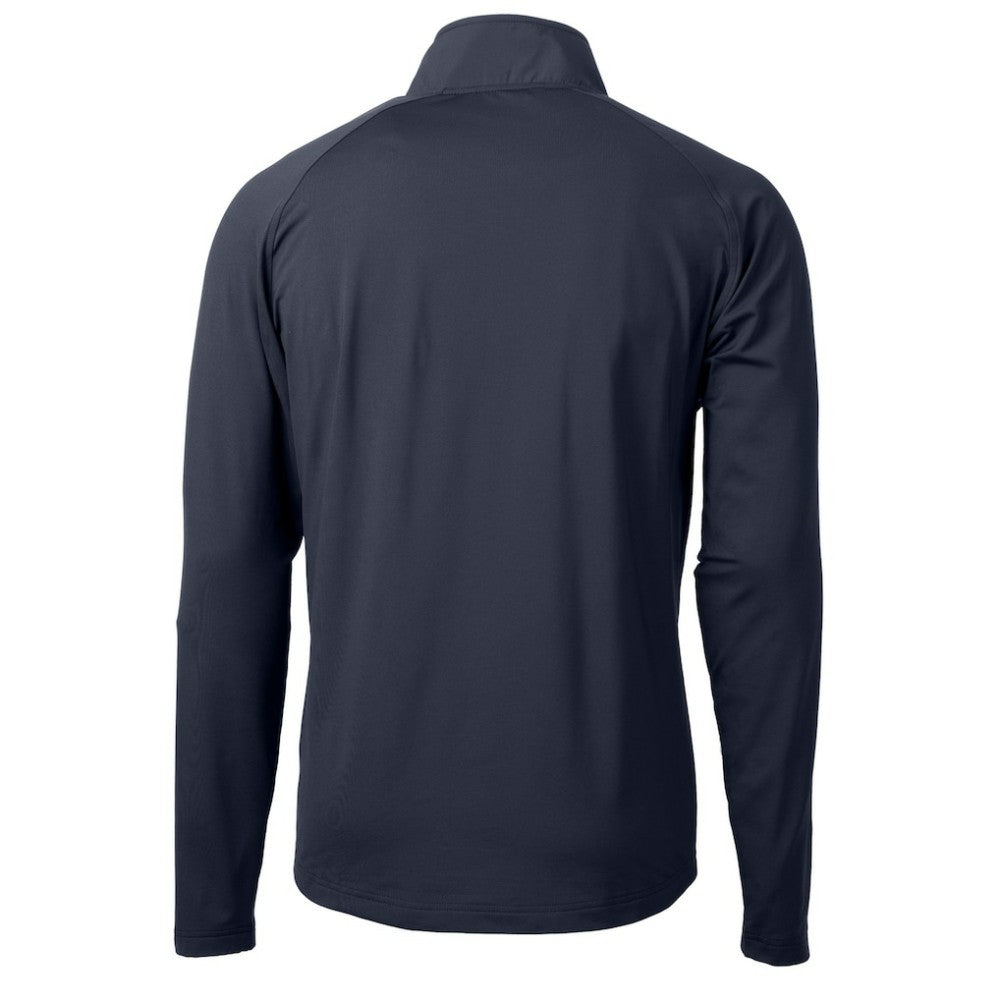 Detroit Tigers Cutter & Buck Adapt Eco Hybrid Raglan DryTec Quarter-Zip Jacket - Navy - MLB Discount