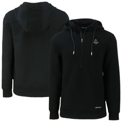 Boston Red Sox Cutter & Buck Roam Eco Recycled Half-Zip Pullover Hoodie - Black - MLB Sale