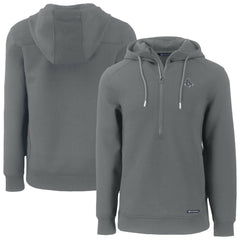Boston Red Sox Cutter & Buck Roam Eco Recycled Half-Zip Pullover Hoodie - Gray - MLB Discount