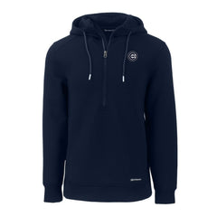 Chicago Cubs Cutter & Buck Roam Eco Recycled Half-Zip Pullover Hoodie - Navy - MLB Online