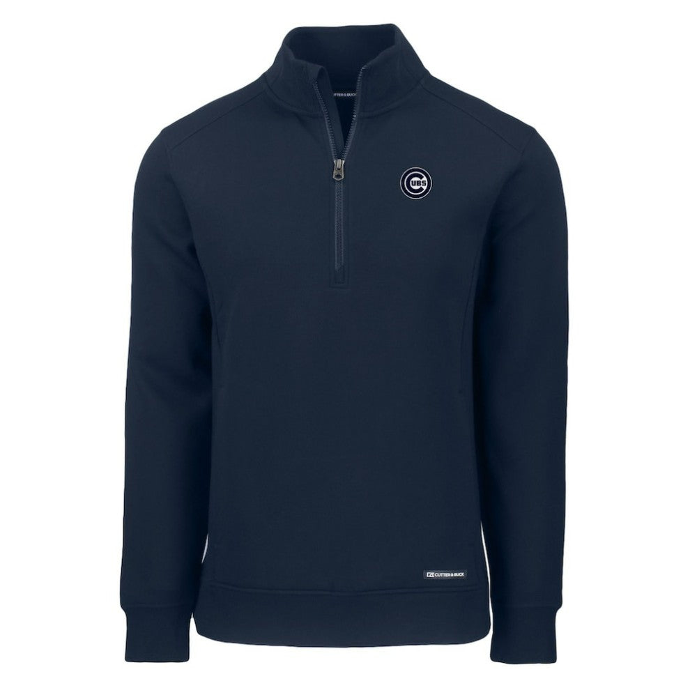 Chicago Cubs Cutter & Buck Roam Eco Quarter-Zip Jacket - Navy - MLB Online