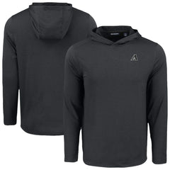 Arizona Diamondbacks Cutter & Buck Coastline Epic Comfort Eco Recycled Long Sleeve Hoodie T-Shirt - Black - MLB Sale