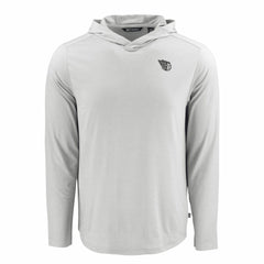 Cleveland Guardians Cutter & Buck Coastline Epic Comfort Eco Recycled Long Sleeve Hoodie T-Shirt - Gray - MLB Discount