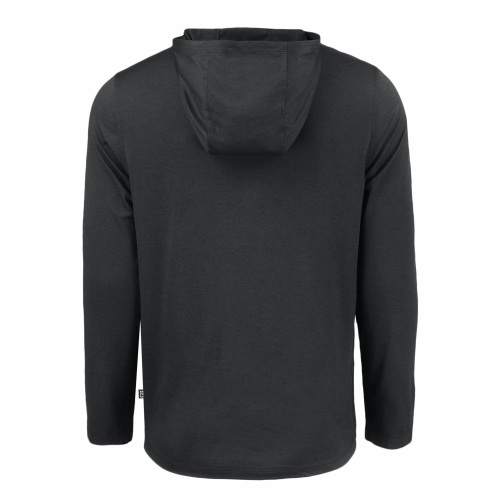 Kansas City Royals Cutter & Buck Coastline Epic Comfort Eco Recycled Long Sleeve Hoodie T-Shirt - Black - MLB Online