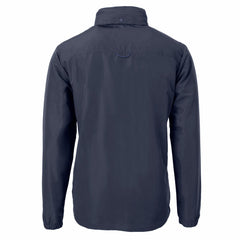 New York Mets Cutter & Buck Charter Eco Recycled Full-Zip Hoodie Jacket - Navy - MLB Sale