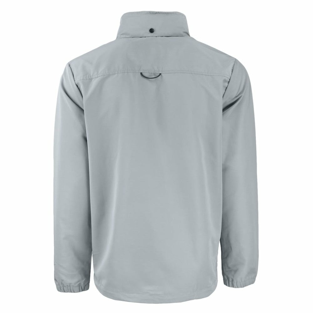 San Diego Padres Cutter & Buck Charter Eco Recycled Full-Zip Hoodie Jacket - Gray - MLB Lifestyle