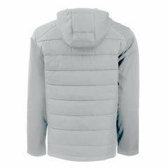 Los Angeles Dodgers Cutter & Buck Evoke Hybrid Eco Softshell Recycled Full-Zip Hooded Jacket - Gray - MLB on Sale