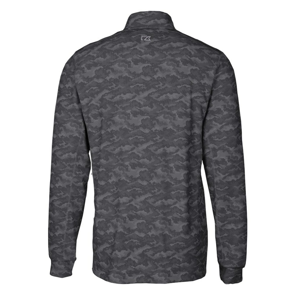 Philadelphia Phillies Cutter & Buck Traverse Eco Camo Tri-Blend DryTec Quarter-Zip Top - Black - MLB Online