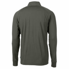 New York Mets Cutter & Buck Adapt Eco Raglan Quarter-Zip Jacket - Olive - MLB Lifestyle