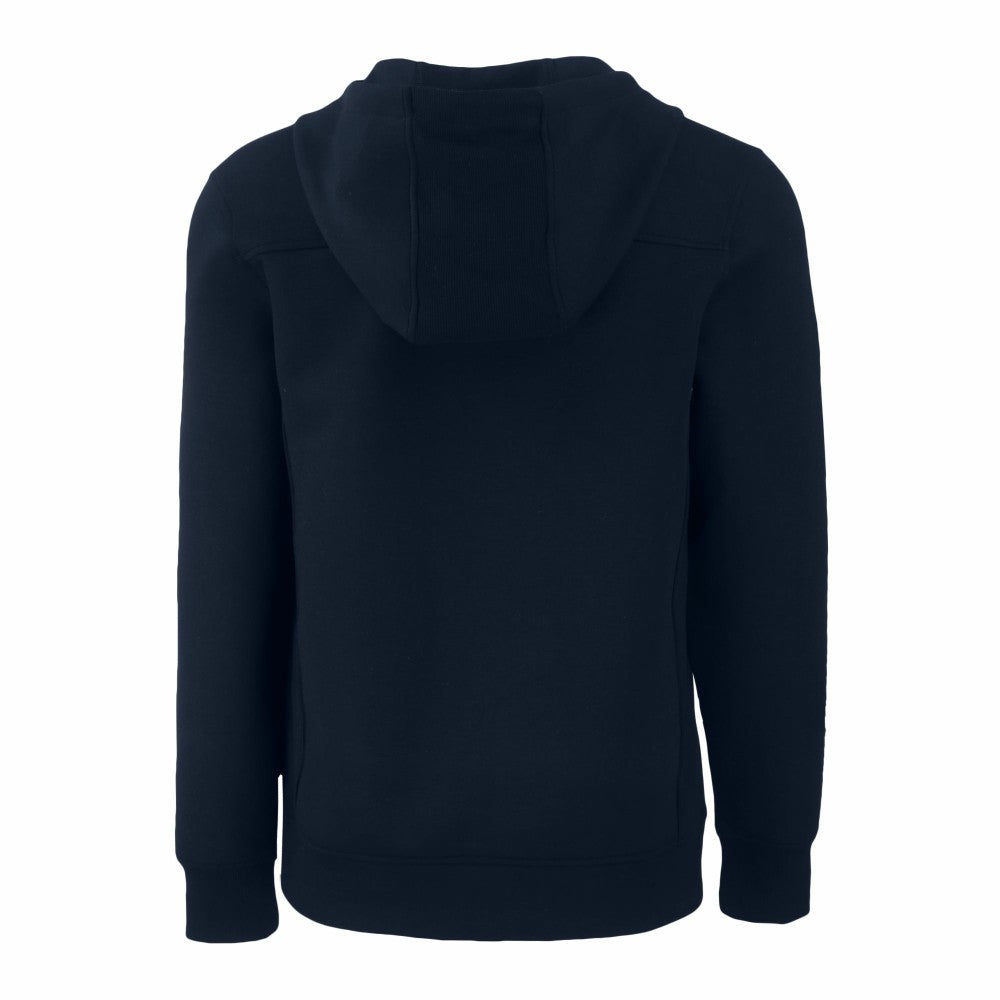 New York Mets Cutter & Buck Roam Eco Recycled Tri-Blend Half-Zip Hoodie - Navy - MLB on Sale
