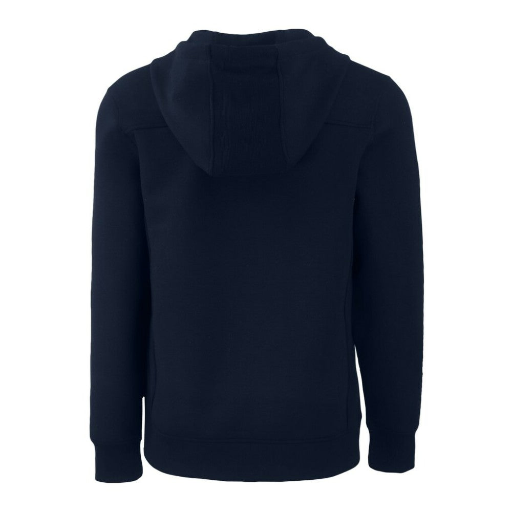 Milwaukee Brewers Cutter & Buck Roam Eco Recycled Tri-Blend Half-Zip Hoodie - Navy - MLB Discount