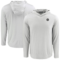 Seattle Mariners Cutter & Buck Coastline Epic Comfort Eco Recycled Hoodie T-Shirt - Gray - MLB Discount