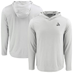 St. Louis Cardinals Cutter & Buck Coastline Epic Comfort Eco Recycled Long Sleeve Hoodie T-Shirt - Gray - MLB on Sale