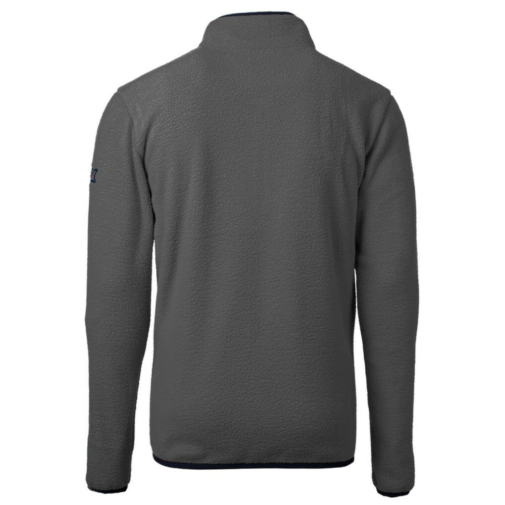 Washington Nationals Cutter & Buck Cascade Eco Fleece Quarter-Zip Jacket - Gray - MLB on Sale