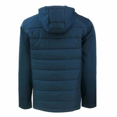 Los Angeles Dodgers Cutter & Buck Big & Tall Evoke Hybrid Eco Softshell Recycled Full-Zip Hooded PrimaLoft Jacket - Navy - MLB Lifestyle