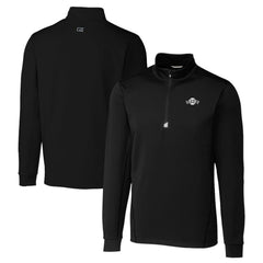 San Francisco Giants Cutter & Buck Big & Tall Traverse DryTec Quarter-Zip Jacket - Black - MLB on Sale