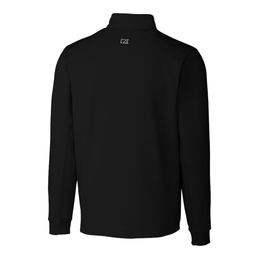 San Francisco Giants Cutter & Buck Big & Tall Traverse DryTec Quarter-Zip Jacket - Black - MLB on Sale