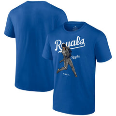 Bobby Witt Jr. Kansas City Royals Player Swing T-Shirt - Royal - MLB Lifestyle