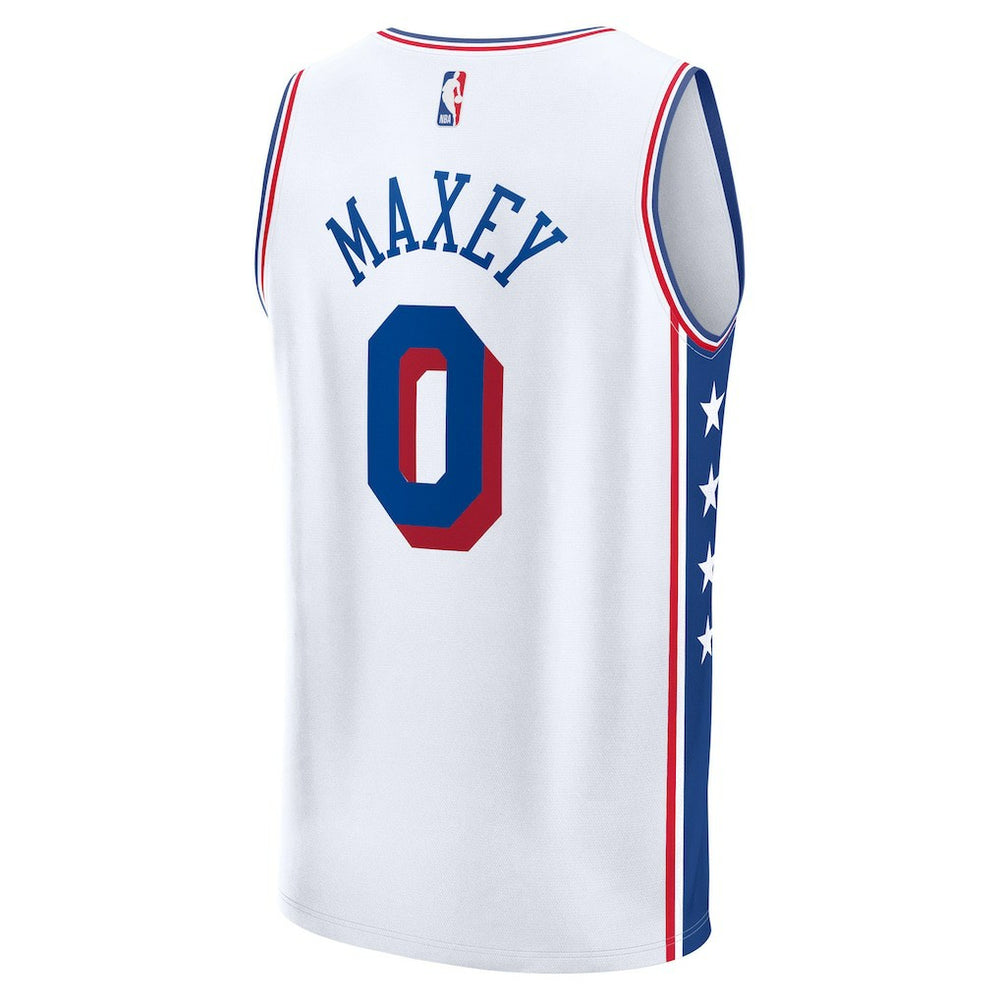 Tyrese Maxey Philadelphia 76ers Youth Fast Break Replica Player Jersey Association Edition White | Fanatics Near Me