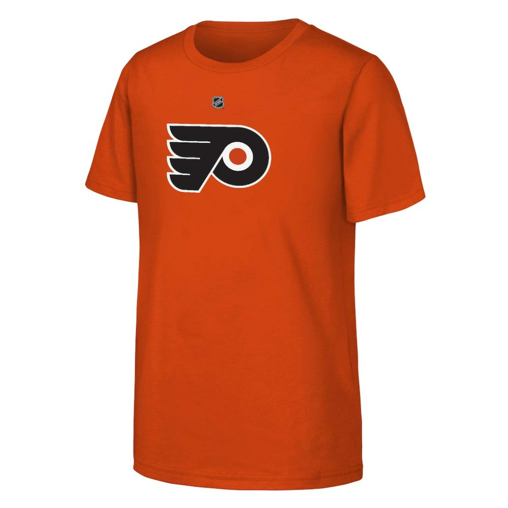 Matvei Michkov Philadelphia Flyers Youth Player Name & Number T-Shirt - Orange - NHL 202009254