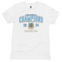 Argentina National Team 1863FC 2024 Copa America Champions T-Shirt White