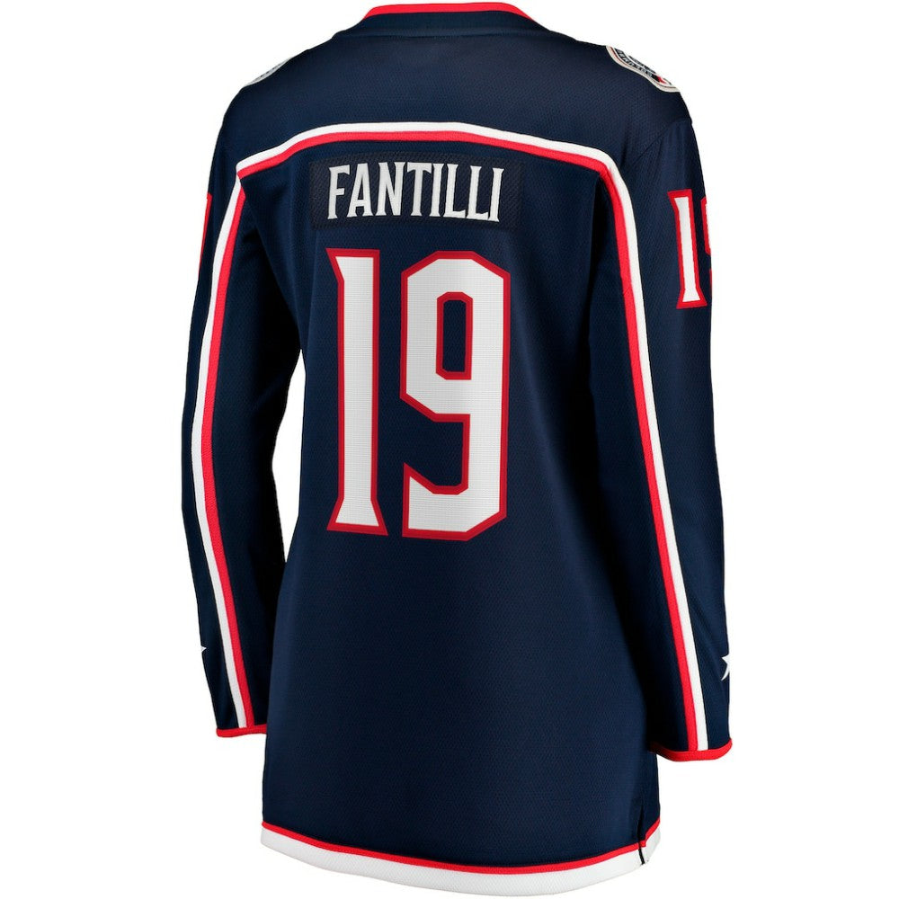 Adam Fantilli Columbus Blue Jackets Fanatics Women's Home Premier Breakaway Player Jersey Breakaway Jersey - Navy - NHL 202015232