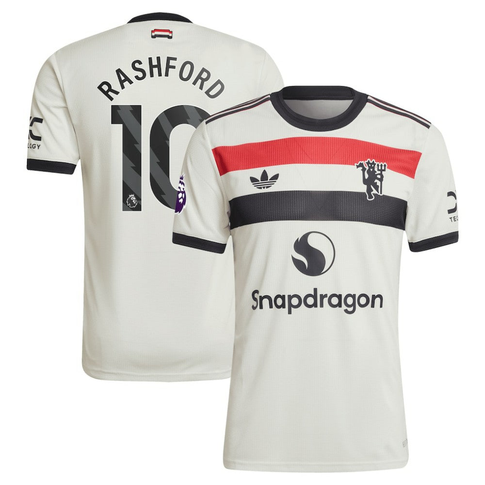 Marcus Rashford Manchester United Originals 2024/25 Third Jersey Cream - Adidas outlet