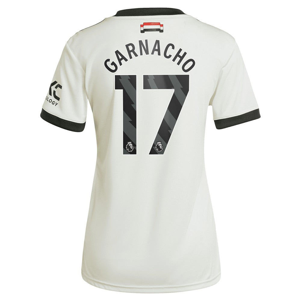 Alejandro Garnacho Manchester United Originals Women's 2024/25 Third Replica Jersey Cream - Adidas for sale