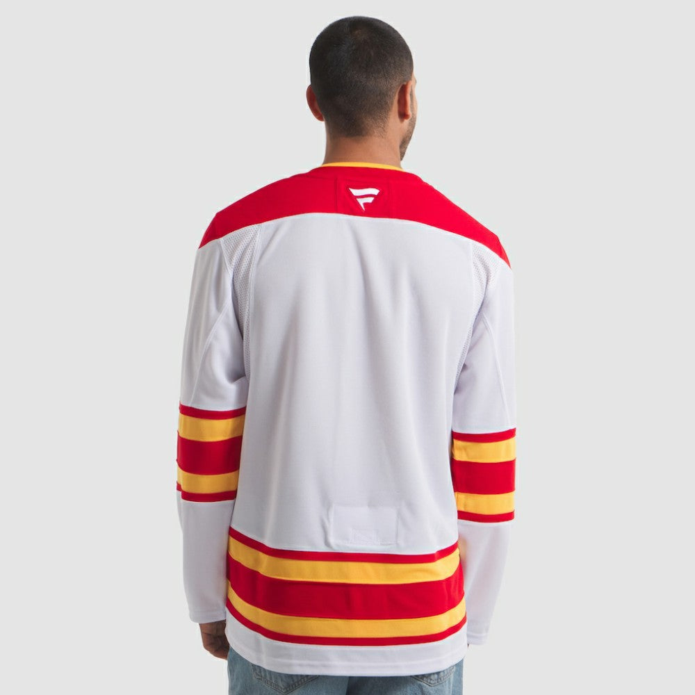 Calgary Flames Fanatics Away Premium Jersey - White - NHL 202015680
