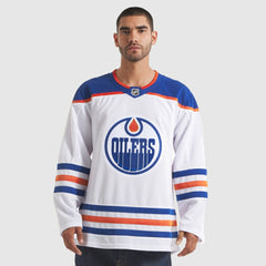 Edmonton Oilers Fanatics Away Premium Jersey - White - NHL 202015689