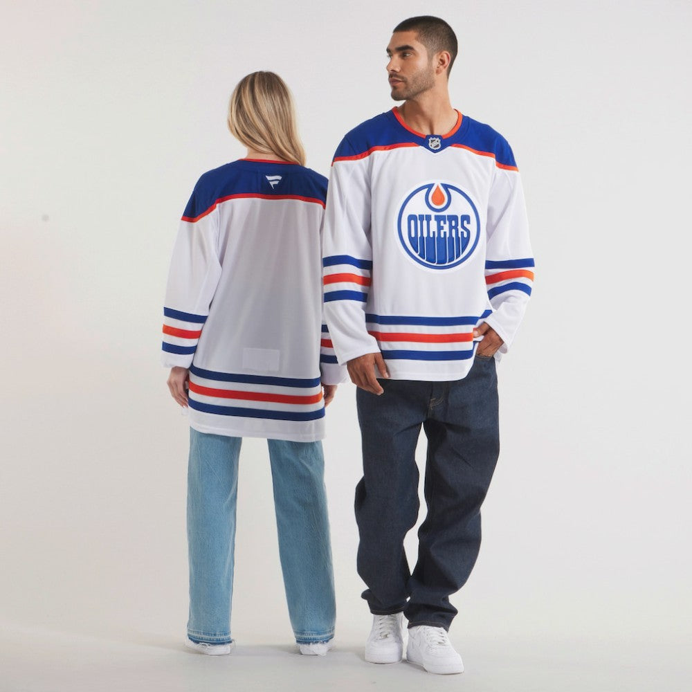 Edmonton Oilers Fanatics Away Premium Jersey - White - NHL 202015689