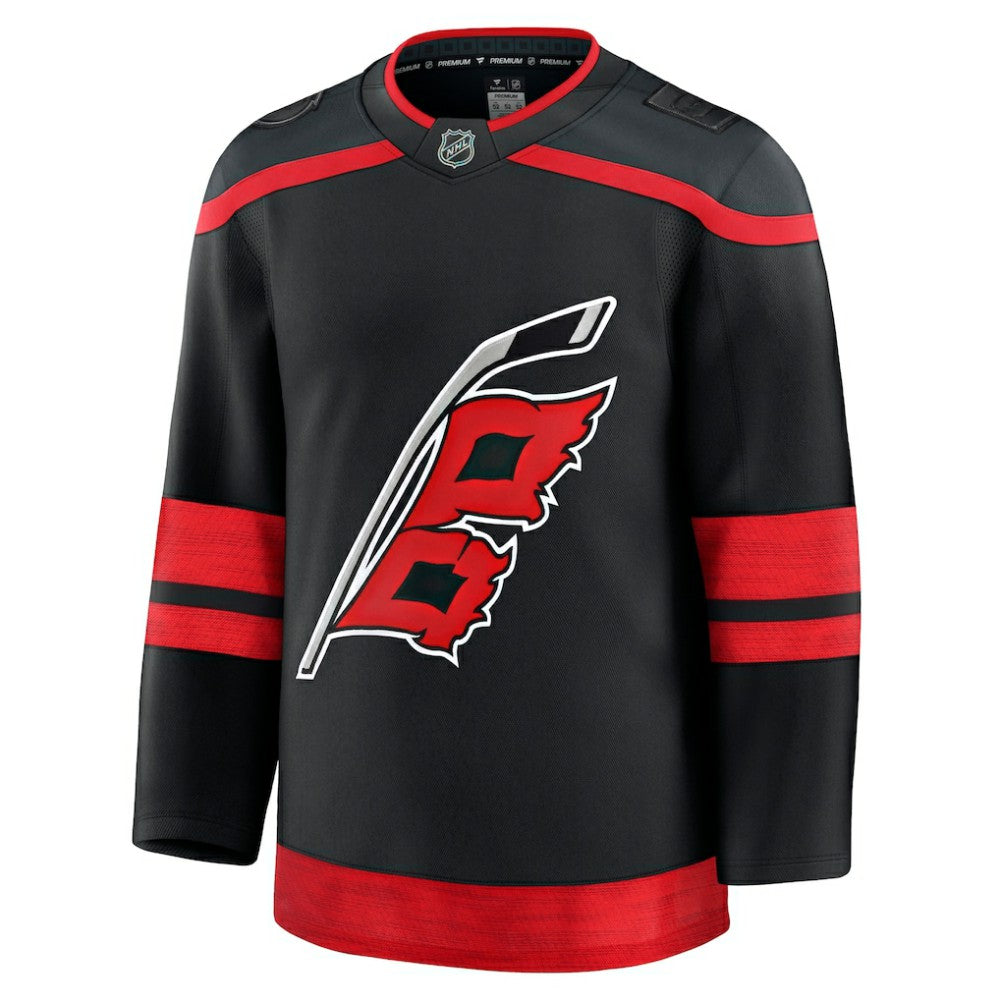 Carolina Hurricanes Fanatics Home Premium Jersey - Black - NHL 202015704