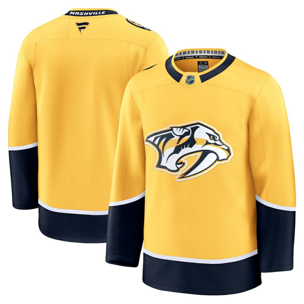Nashville Predators Fanatics Home Premium Jersey - Yellow - NHL 202015706