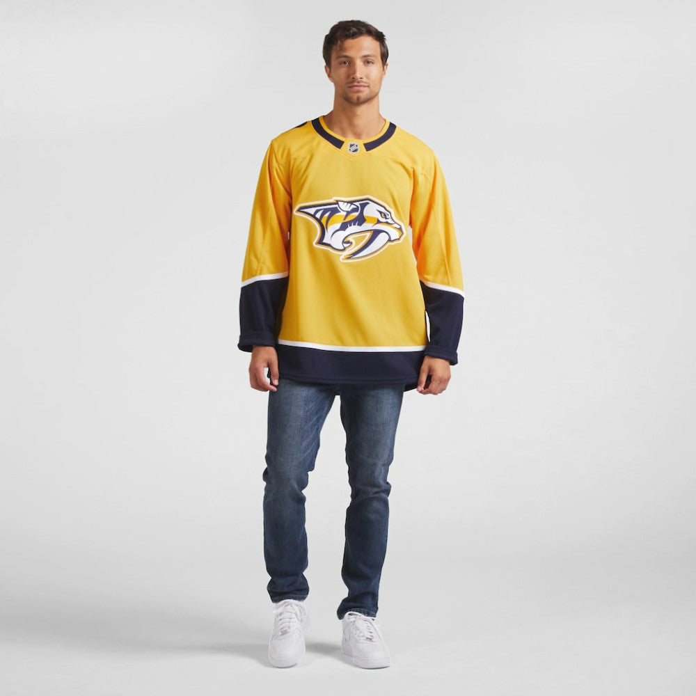 Nashville Predators Fanatics Home Premium Jersey - Yellow - NHL 202015706