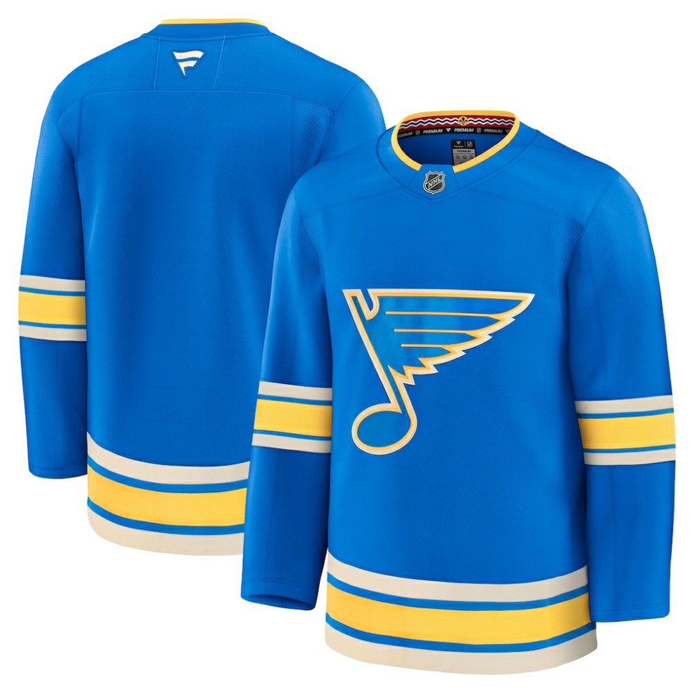 St. Louis Blues Fanatics Alternate Premium Jersey - Blue - NHL 202015715