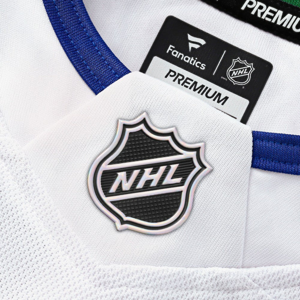 Vancouver Canucks Fanatics Away Premium Jersey - White - NHL 202015732