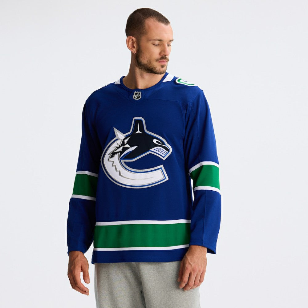 Vancouver Canucks Fanatics Home Premium Jersey - Blue - NHL 202015734
